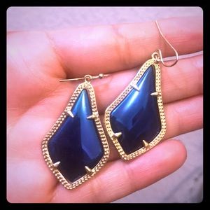 Blue Kendra Scott earrings